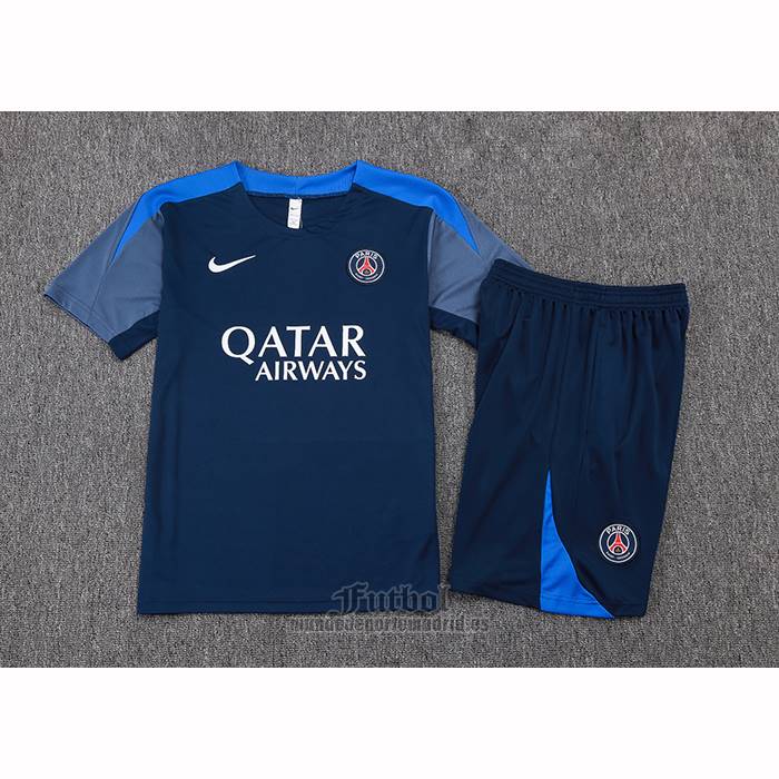 Chandal del Paris Saint-Germain Manga Corta 2025-2026 Azul - Pantalon Corto
